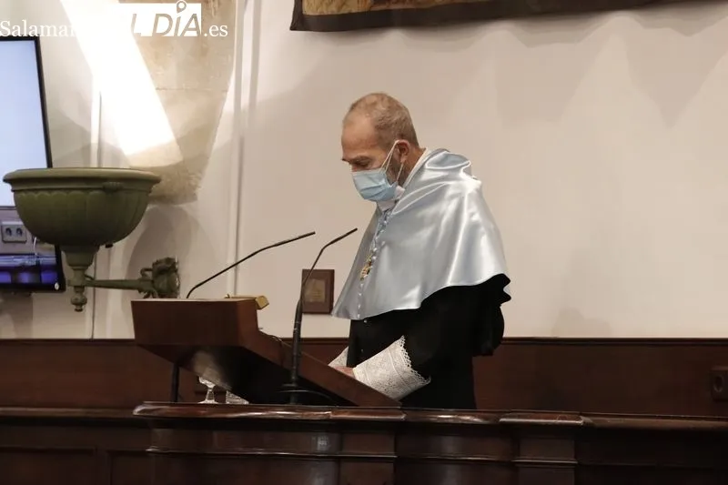 Acto de la Universidad de Salamanca en el Paraninfo, con motivo de la fiesta de Santo Tomás de Aquino. Foto de Guillermo García