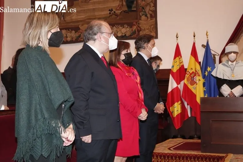 Acto de la Universidad de Salamanca en el Paraninfo, con motivo de la fiesta de Santo Tomás de Aquino. Foto de Guillermo García