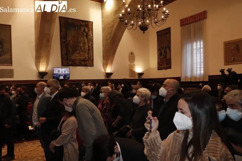 Acto de la Universidad de Salamanca en el Paraninfo, con motivo de la fiesta de Santo Tomás de Aquino. Foto de Guillermo García