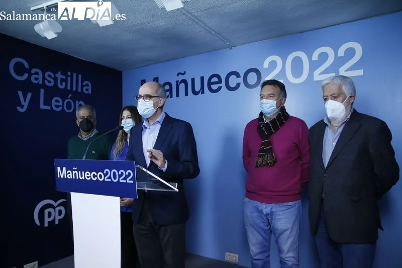 El PP en la rueda de prensa de este miércoles | Fotos: David Sañudo