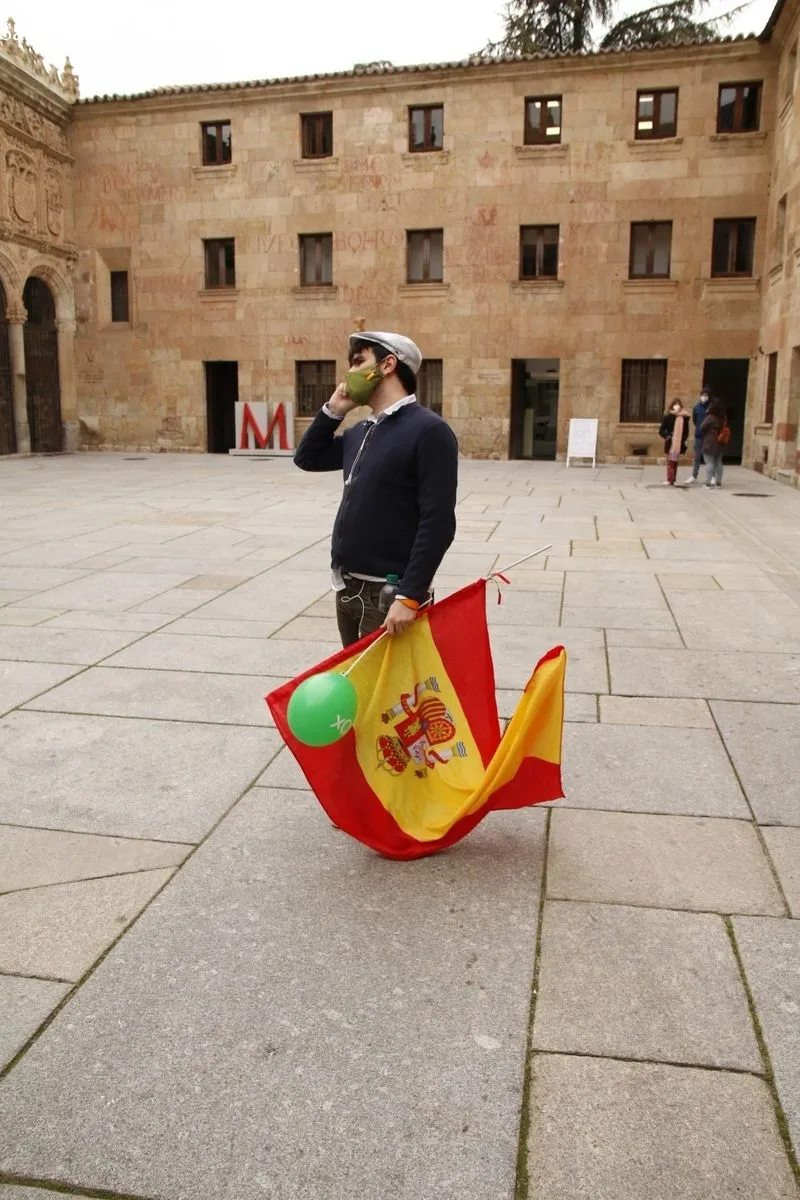 Encuentro con simpatizantes de Iván Espinosa de los Monteros, portavoz de VOX en el Congreso y a Carlos Menéndez Blanco cabeza de lista por VOX Salamanca | Fotos: David Sañudo