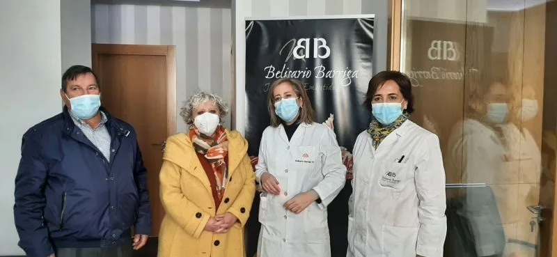 Visita institucional de la subdelegada del Gobierno, Encarnación Pérez, a Frades de la Sierra - Subd. Gobierno en Salamanca