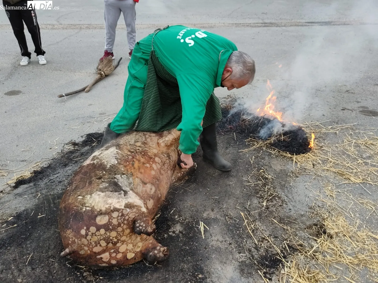 Villar de Gallimazo ha celebrado su 10ª Matanza Típica 
