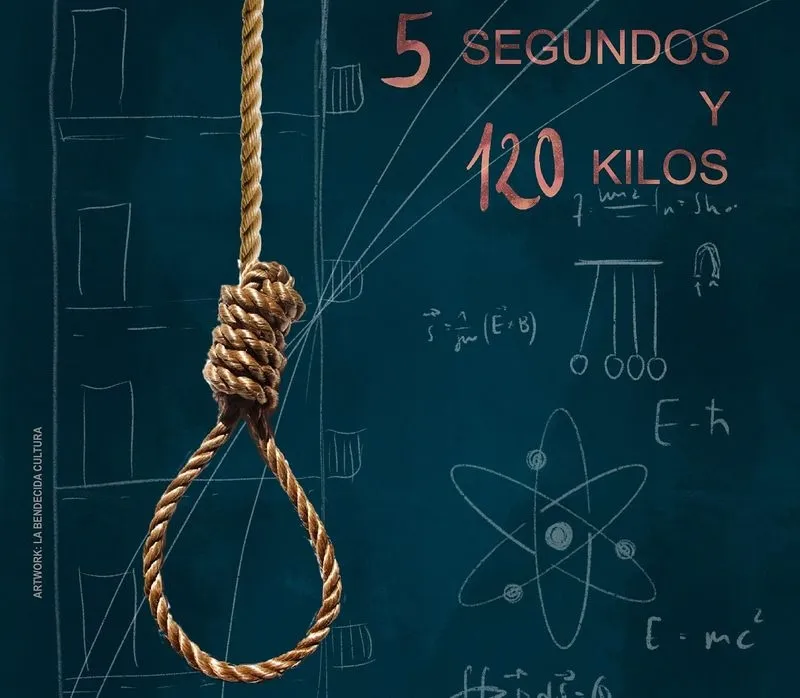 Cartel de la obra '5 segundos y 120 kilos', que se podrá ver el miércoles en el Liceo