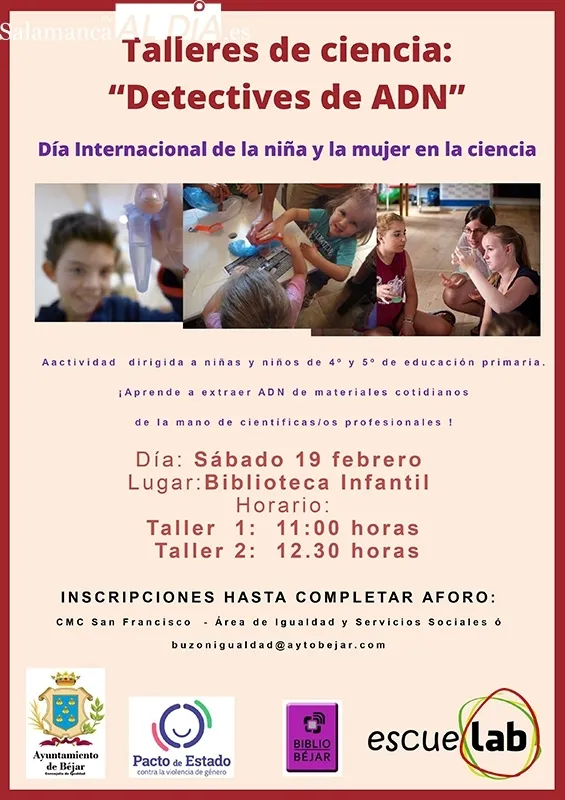 Foto 3 - B&eacute;jar celebra el D&iacute;a Internacional de la Mujer y la Ni&ntilde;a en la ciencia con diferentes actividades de sensibilizaci&oacute;n 
