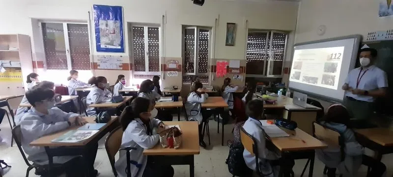 Charla sobre el Servicio de Emergencias 112 en el colegio San Juan Bosco