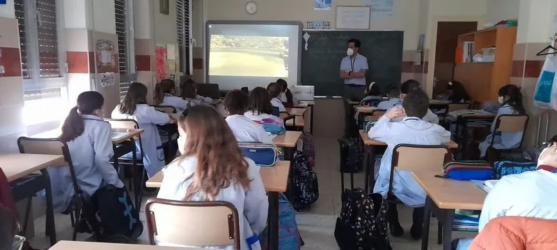 Charla sobre el Servicio de Emergencias 112 en el colegio San Juan Bosco
