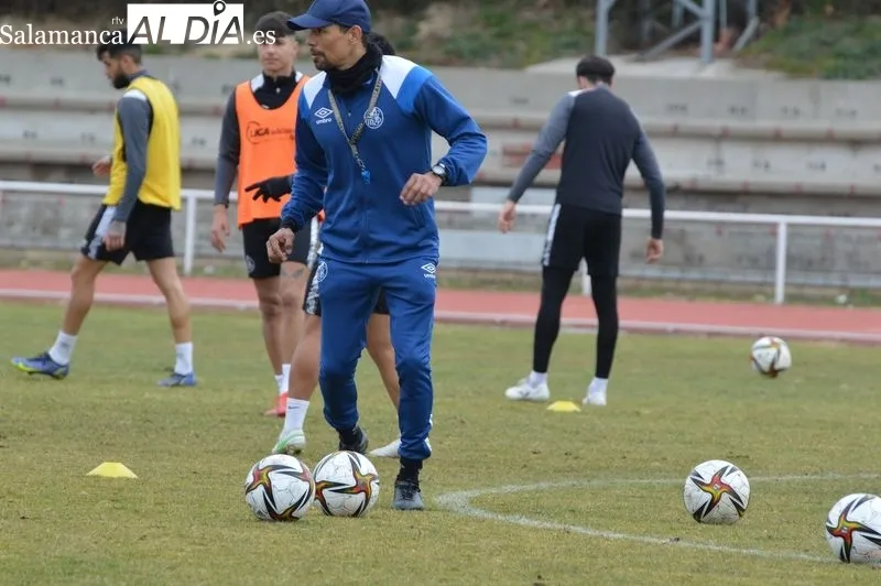 Galería de imágenes del entrenamiento del Salamanca UDS el 17 de febrero