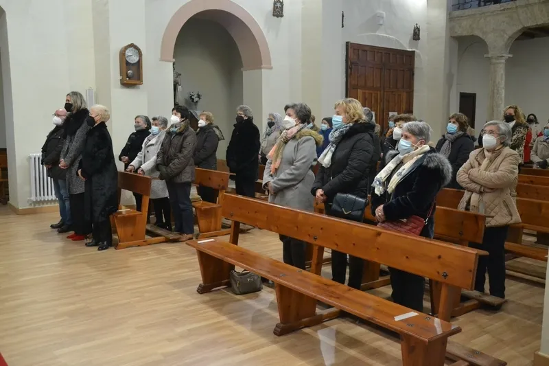 Foto 4 - Unas 40 mujeres se re&uacute;nen en Santa Marina para honrar a Santa &Aacute;gueda