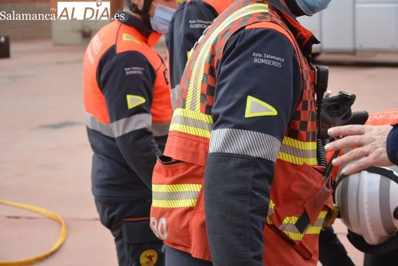 Bomberos de Salamanca en diferentes puestos | Foto: Vanesa Martins