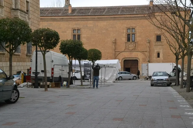 Foto 5 - Extendida la arena para terminar de transformar la Plaza Mayor en un coso taurino