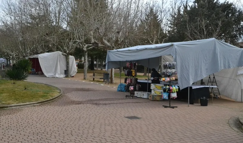Foto 4 - Extendida la arena para terminar de transformar la Plaza Mayor en un coso taurino
