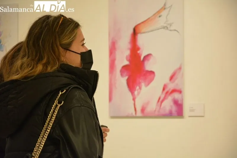 Exposición de Raquel González sobre las ilustraciones del libro ‘La luz del relámpago’ | Fotos: Vanesa Martins