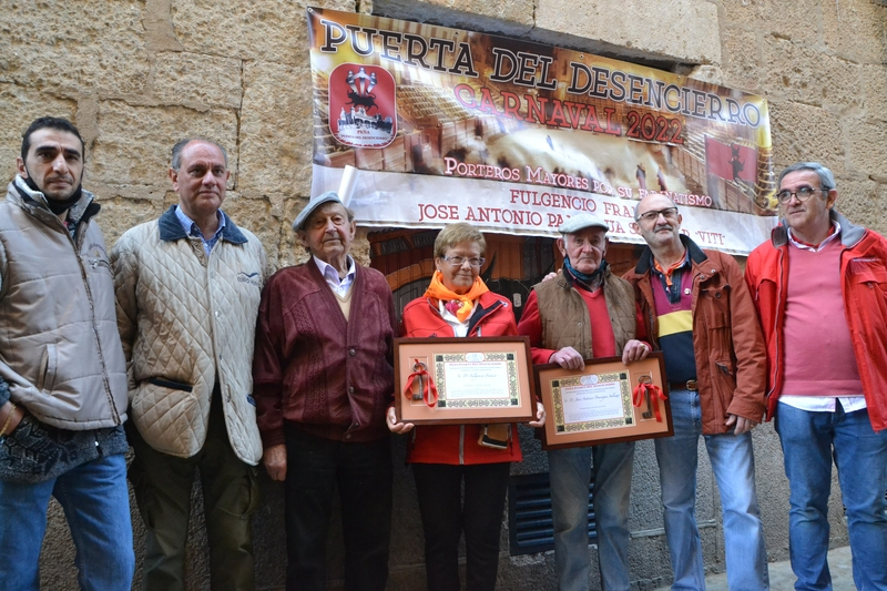 José Antonio Paniagua ‘Viti’ y Fulgencio Franco reciben las llaves de la Puerta del Desencierro