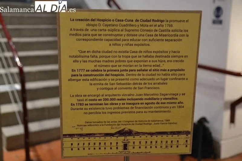 Foto 4 - Llega a Ciudad Rodrigo la dura exposici&oacute;n del Archivo de la Diputaci&oacute;n sobre los ni&ntilde;os exp&oacute;sitos