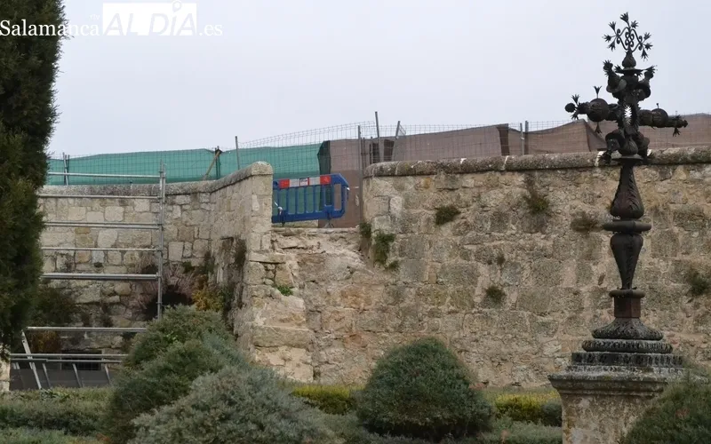 Foto 10 - Desmontada la escalera de acceso a la muralla desde la Plazuela de Amayuelas