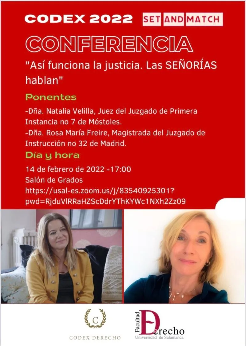 Foto 2 - Acto en Salamanca con la jueza que ha desvelado "por primera vez y sin tapujos" las relaciones de poder de la Justicia