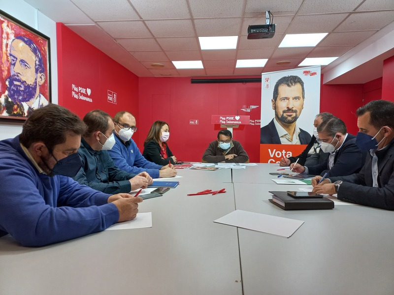 Reunión del PSOE de Salamanca con representantes de las organizaciones profesionales agrarias