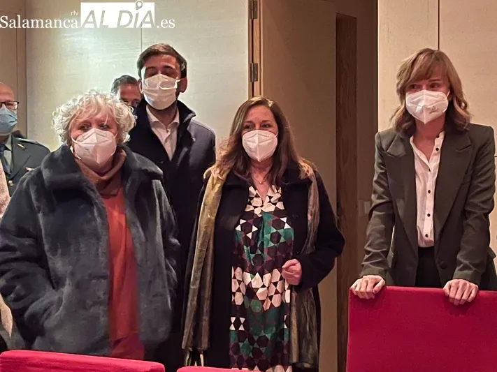 La ministra de Educación y Formación Profesional, Pilar Alegría, visitaba este miércoles Peñaranda