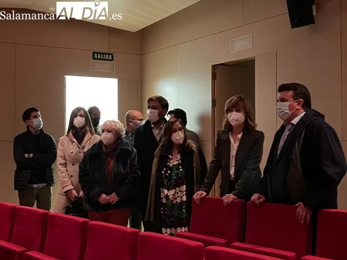 La ministra de Educación y Formación Profesional, Pilar Alegría, visitaba este miércoles Peñaranda