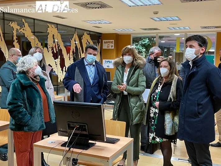 La ministra de Educación y Formación Profesional, Pilar Alegría, visitaba este miércoles Peñaranda