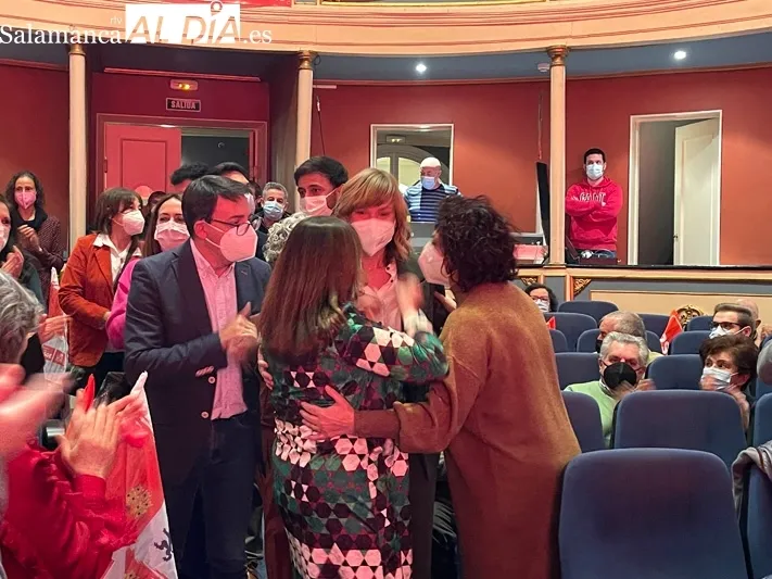 La ministra de Educación y Formación Profesional, Pilar Alegría, visitaba este miércoles Peñaranda