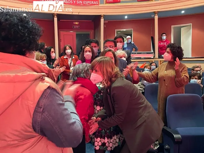 La ministra de Educación y Formación Profesional, Pilar Alegría, visitaba este miércoles Peñaranda