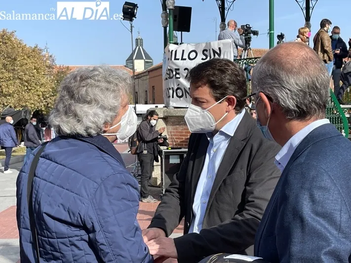 Alfonso Fernández Mañueco celebraba un encuentro con afiliados y cargos del PP en Peñaranda