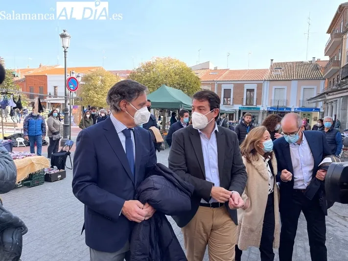 Alfonso Fernández Mañueco celebraba un encuentro con afiliados y cargos del PP en Peñaranda