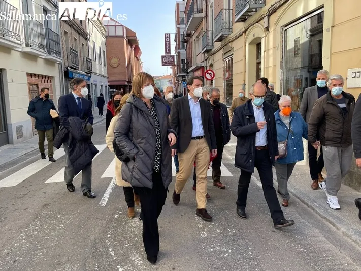 Alfonso Fernández Mañueco celebraba un encuentro con afiliados y cargos del PP en Peñaranda