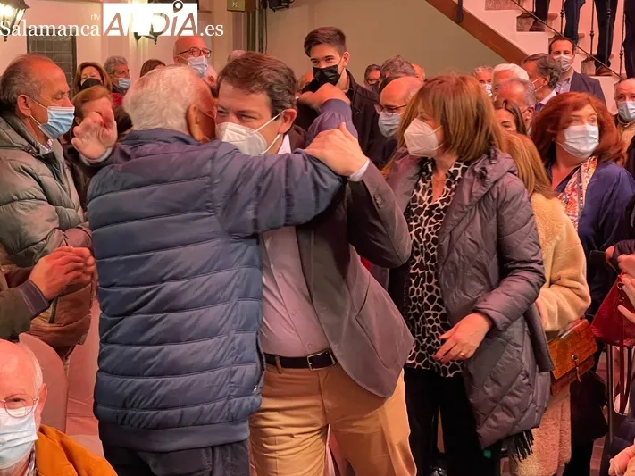 Alfonso Fernández Mañueco celebraba un encuentro con afiliados y cargos del PP en Peñaranda