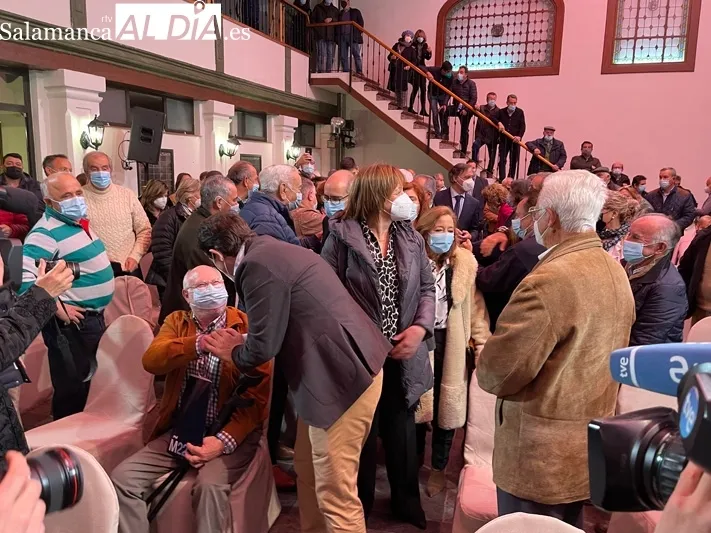 Alfonso Fernández Mañueco celebraba un encuentro con afiliados y cargos del PP en Peñaranda
