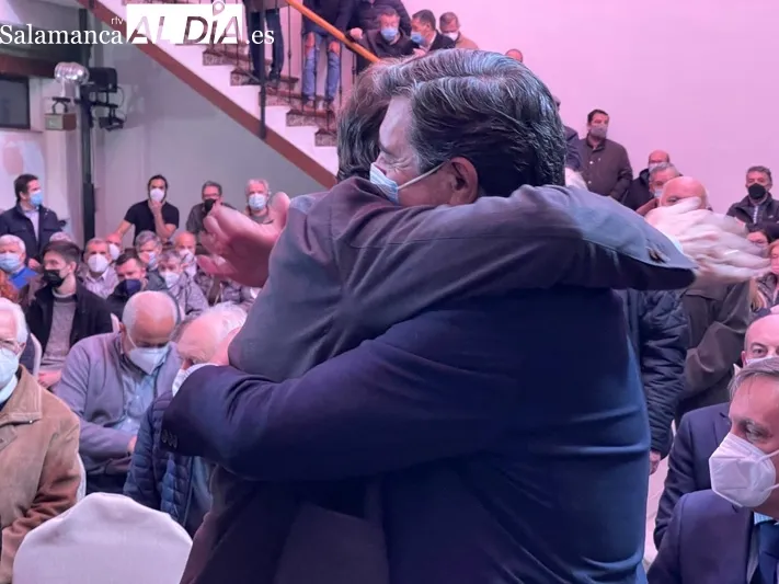 Alfonso Fernández Mañueco celebraba un encuentro con afiliados y cargos del PP en Peñaranda