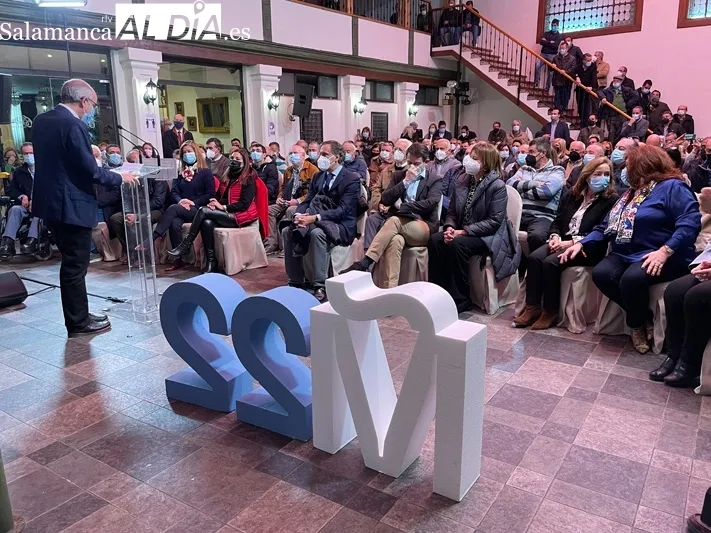 Alfonso Fernández Mañueco celebraba un encuentro con afiliados y cargos del PP en Peñaranda