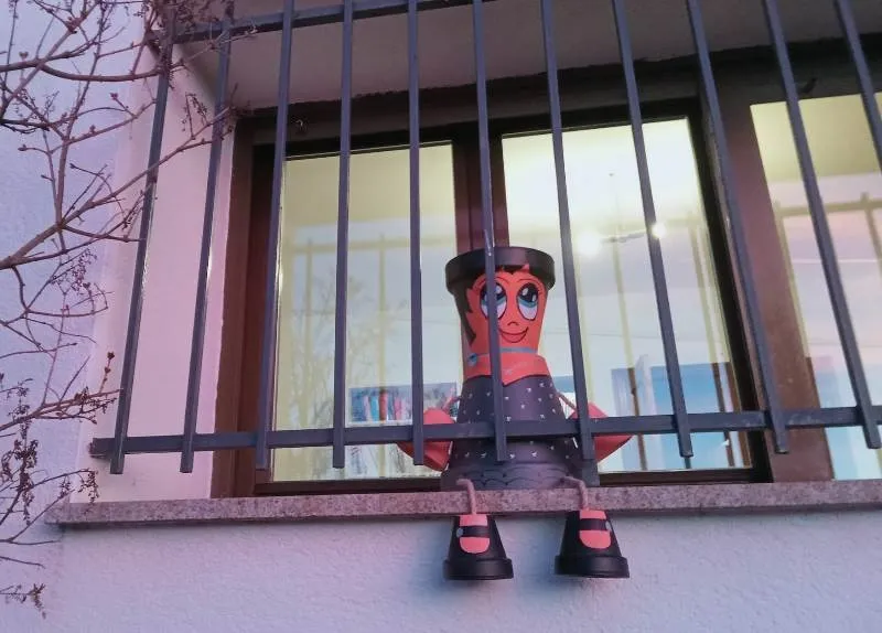 Foto 4 - La Asociaci&oacute;n Charco Palo le da m&aacute;s colorido a las calles de El Payo