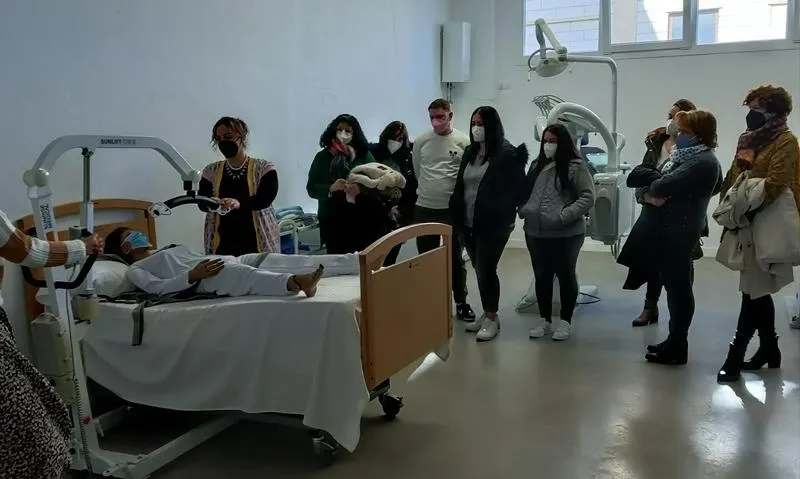 Foto 7 - La AFE &lsquo;Residencias en Alto &Aacute;gueda&rsquo; visita el Centro Nazaret Blanco