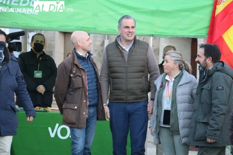 Acto de VOX con Ortega-Smith en Vitigudino  