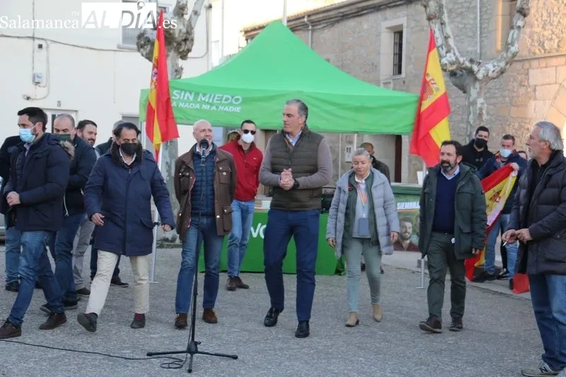Acto de VOX con Ortega-Smith en Vitigudino  