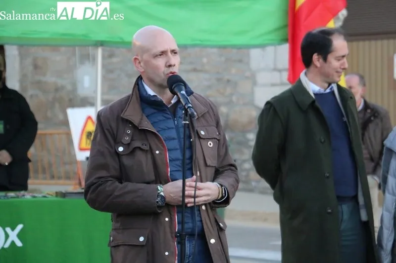 Acto de VOX con Ortega-Smith en Vitigudino  