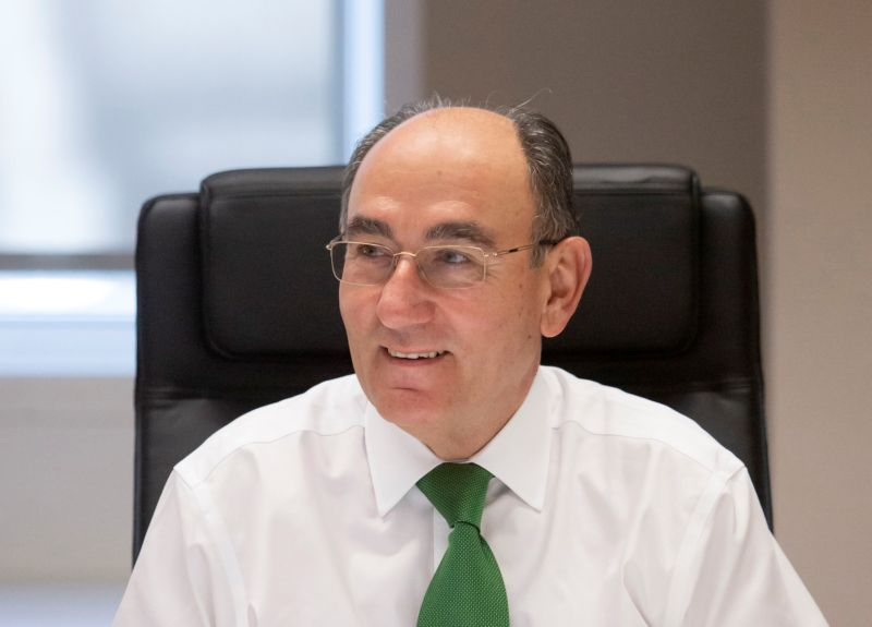 Ignacio Galán, presidente de Iberdrola, durante la reunión de presentación de beneficios - Iberdrola