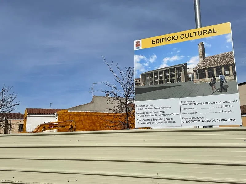 Inicio de las obras del futuro Centro Cultural 