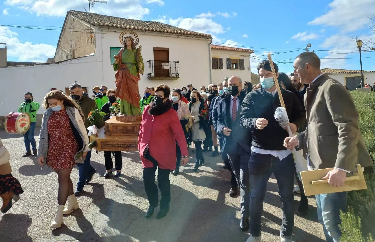 Foto 4 - Animada celebraci&oacute;n de las &Aacute;guedas en Gallegos de Arga&ntilde;&aacute;n