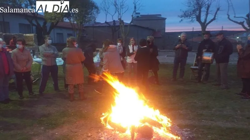 Los vecinos de Cipérez volvieron a celebrar el Jueves Merendero