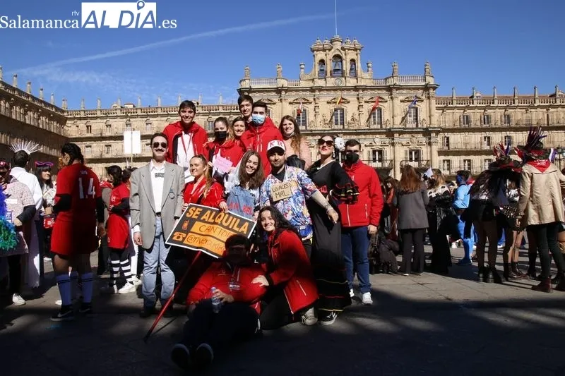 Fiesta del Codex 2022 en la Plaza Mayor de Salamanca. Foto de David Sañudo
