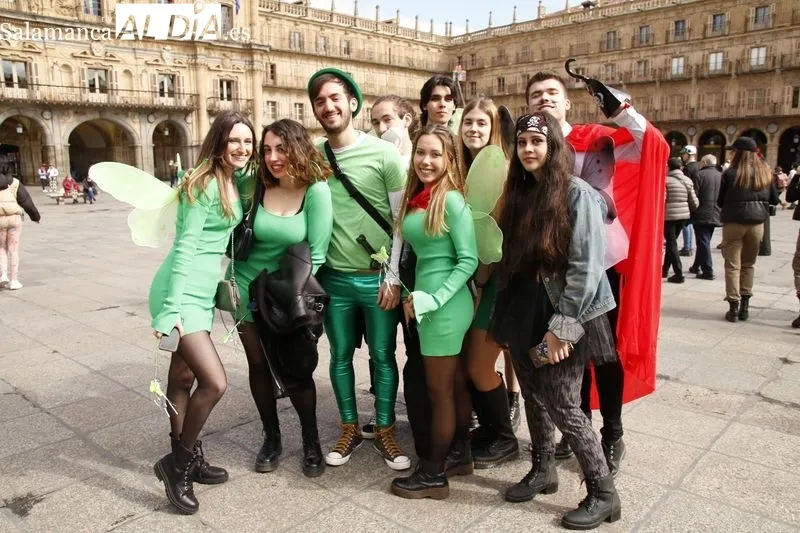 Fiesta del Codex 2022 en la Plaza Mayor de Salamanca. Foto de David Sañudo