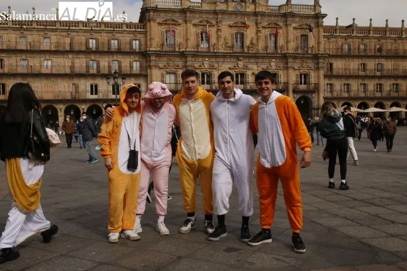 Fiesta del Codex 2022 en la Plaza Mayor de Salamanca. Foto de David Sañudo