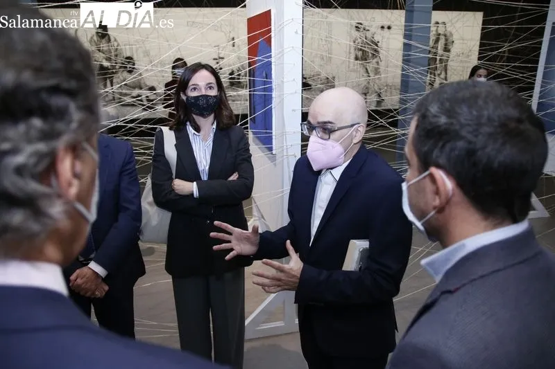 Apertura de la exposición “El vértigo de la vida moderna: 20 años de la Colección DA2 y Colección Fundación Coca-Cola”. Foto de David Sañudo