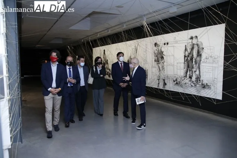 Apertura de la exposición “El vértigo de la vida moderna: 20 años de la Colección DA2 y Colección Fundación Coca-Cola”. Foto de David Sañudo