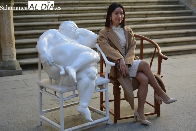 Nuevas esculturas de Xu Hongfei en Salamanca. Foto de Vanesa Martins