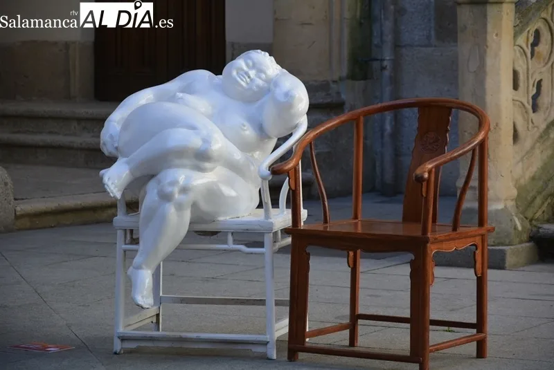 Nuevas esculturas de Xu Hongfei en Salamanca. Foto de Vanesa Martins